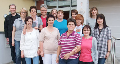 Teilnehmer des Pflegekurses 2014