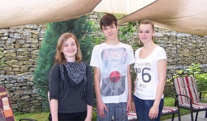 3 SchülerInnen zu Besuch im Haus Bühlblick